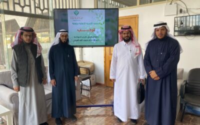 تشرفت الجمعية #جمعية_التنمية_الأهلية_بتنومة بزيارة فريق تقييم #الحوكمة ممثلة بالأستاذ/ خالد ضيف الله القرني